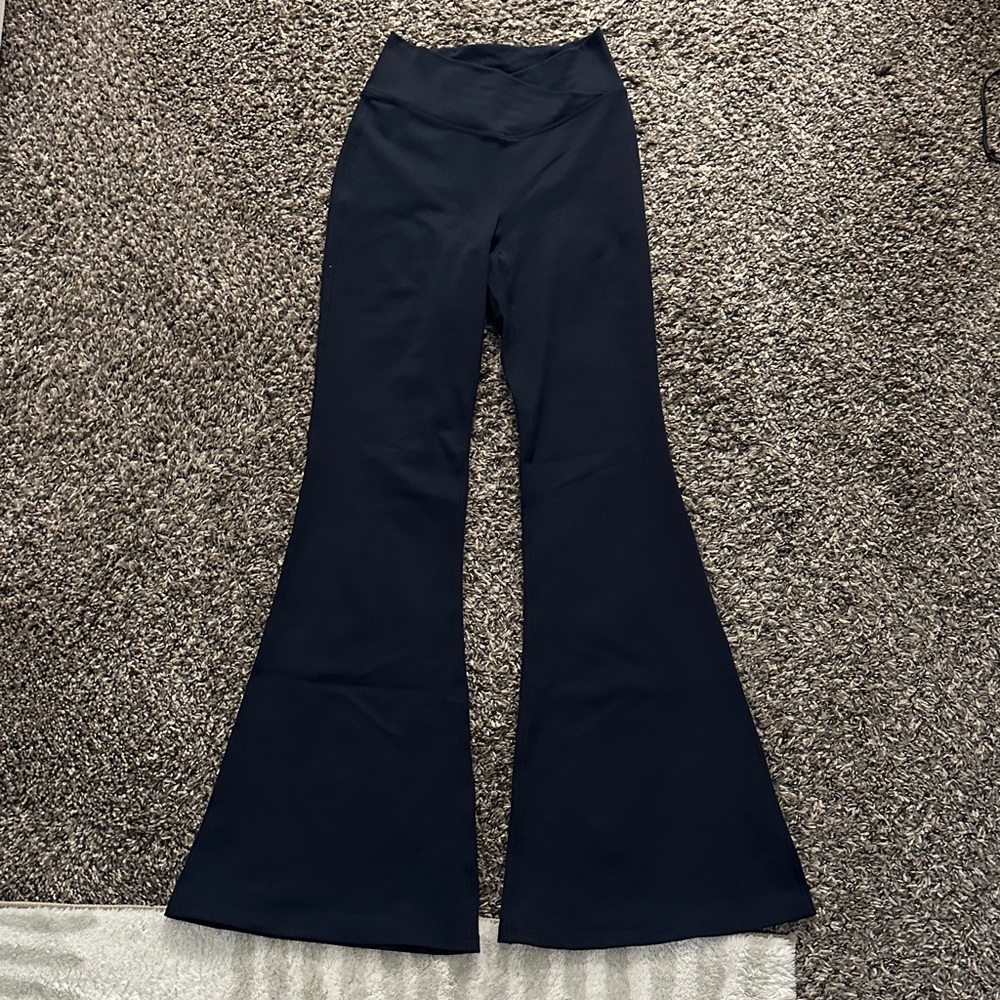HALARA Navy Blue Flared Yoga Pants